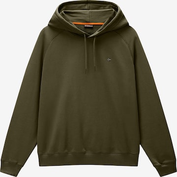 NAPAPIJRI Sweatshirt 'NEDLES' in Grün: Vorderseite