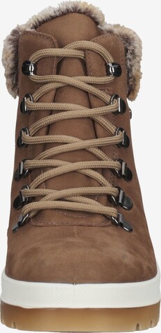 Bama Lace-Up Ankle Boots in Brown
