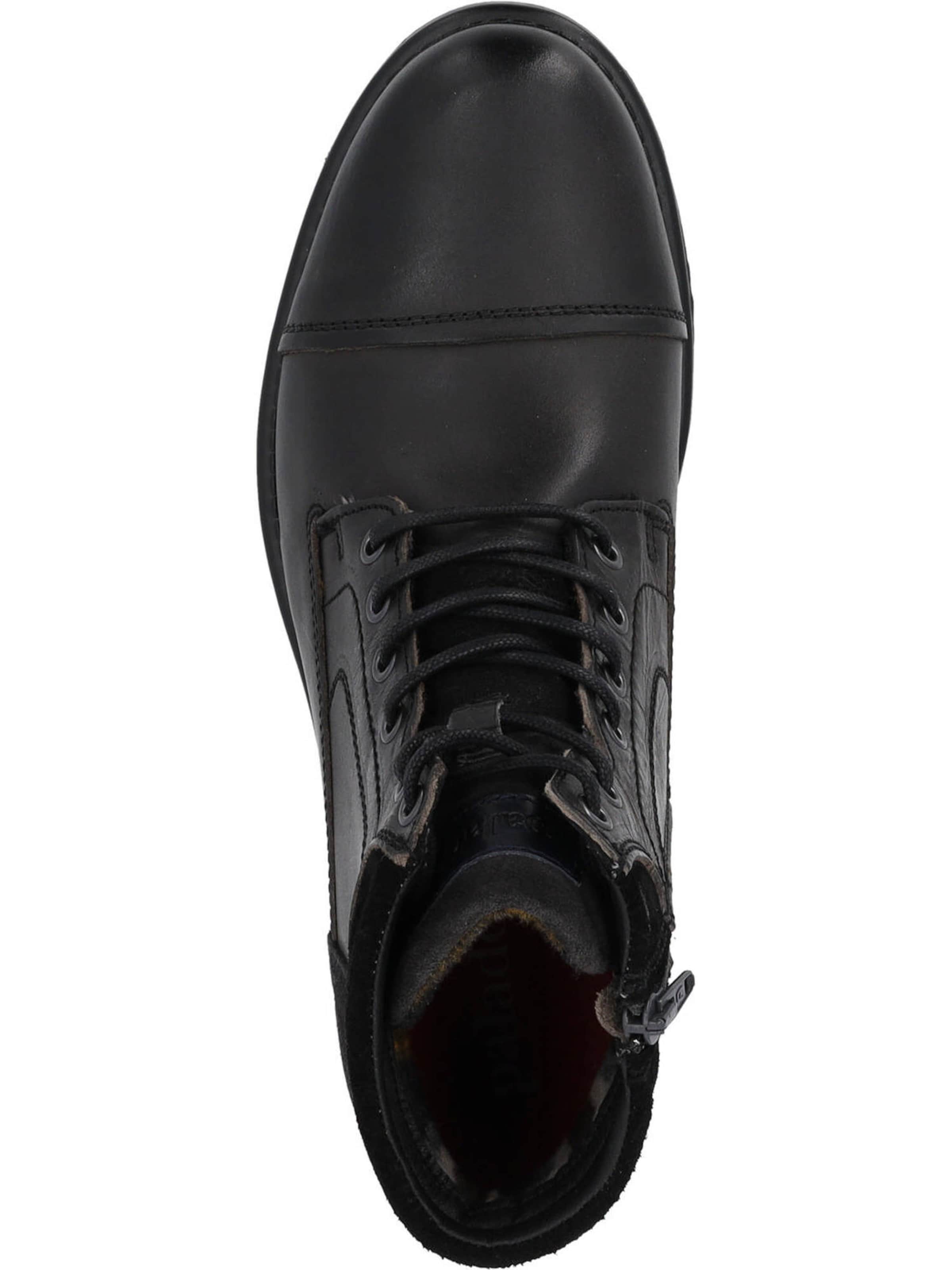 Bottes à lacets 'Ferben' Palado en noir