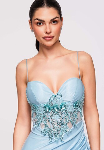 Ombre Evening Dress in Blue