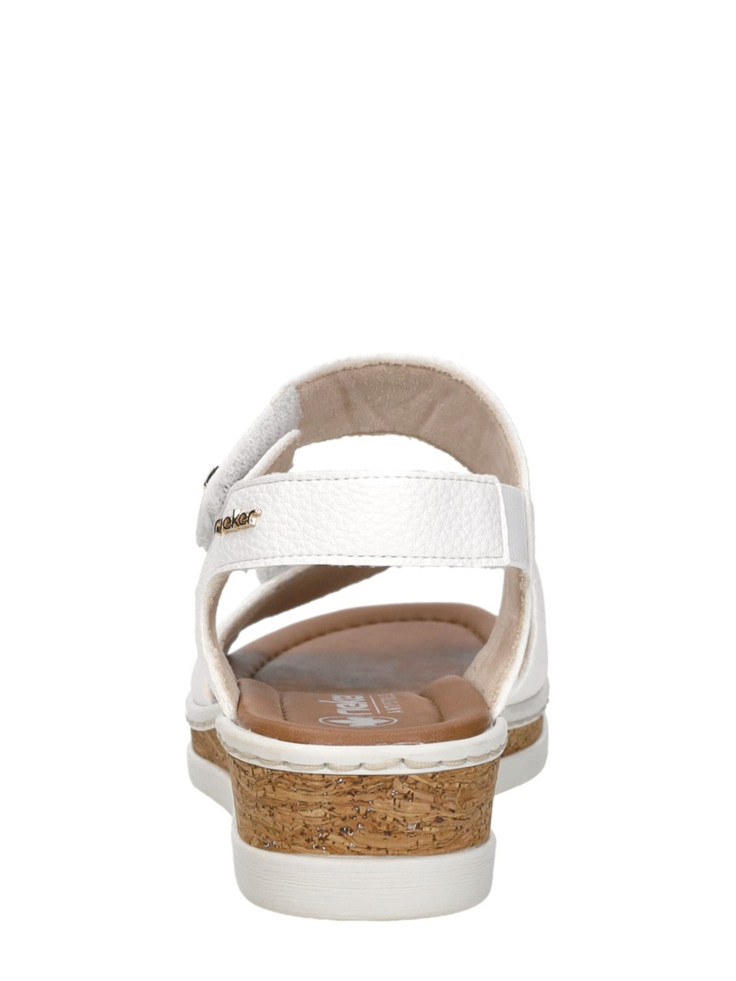 Rieker Sandal 'Sandalen Plat' in White