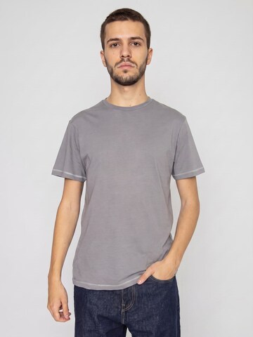 Brixton Shirt 'Basic S/S Tlrt Pebble' in Grey