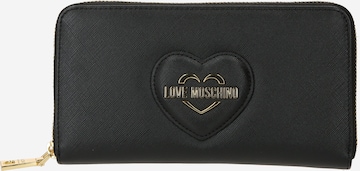 Porte-monnaies 'SWEET HEART' Love Moschino en noir : devant