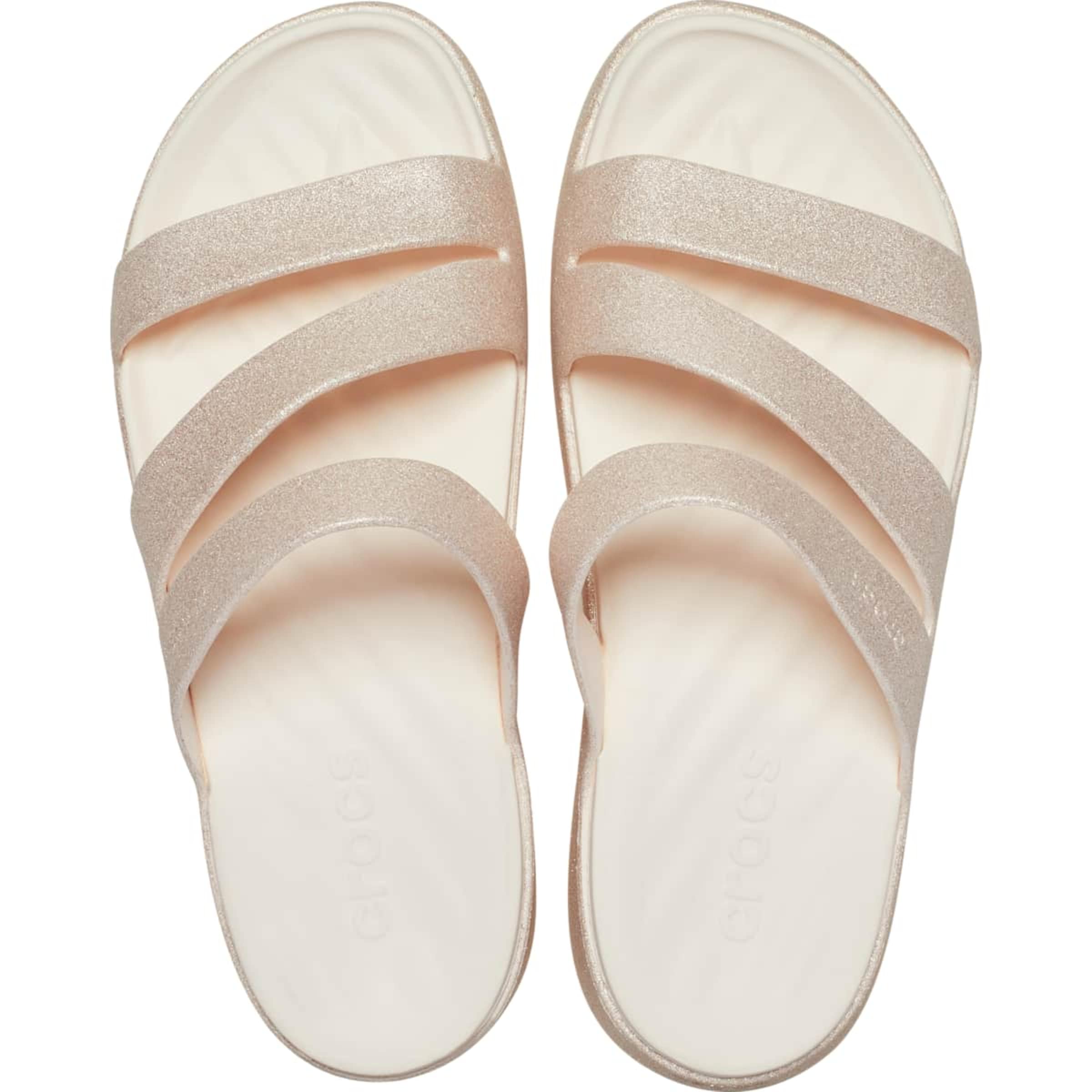 Crocs Klapki 'Getaway Glimmer Strappy' w kolorze pomarańczowy
