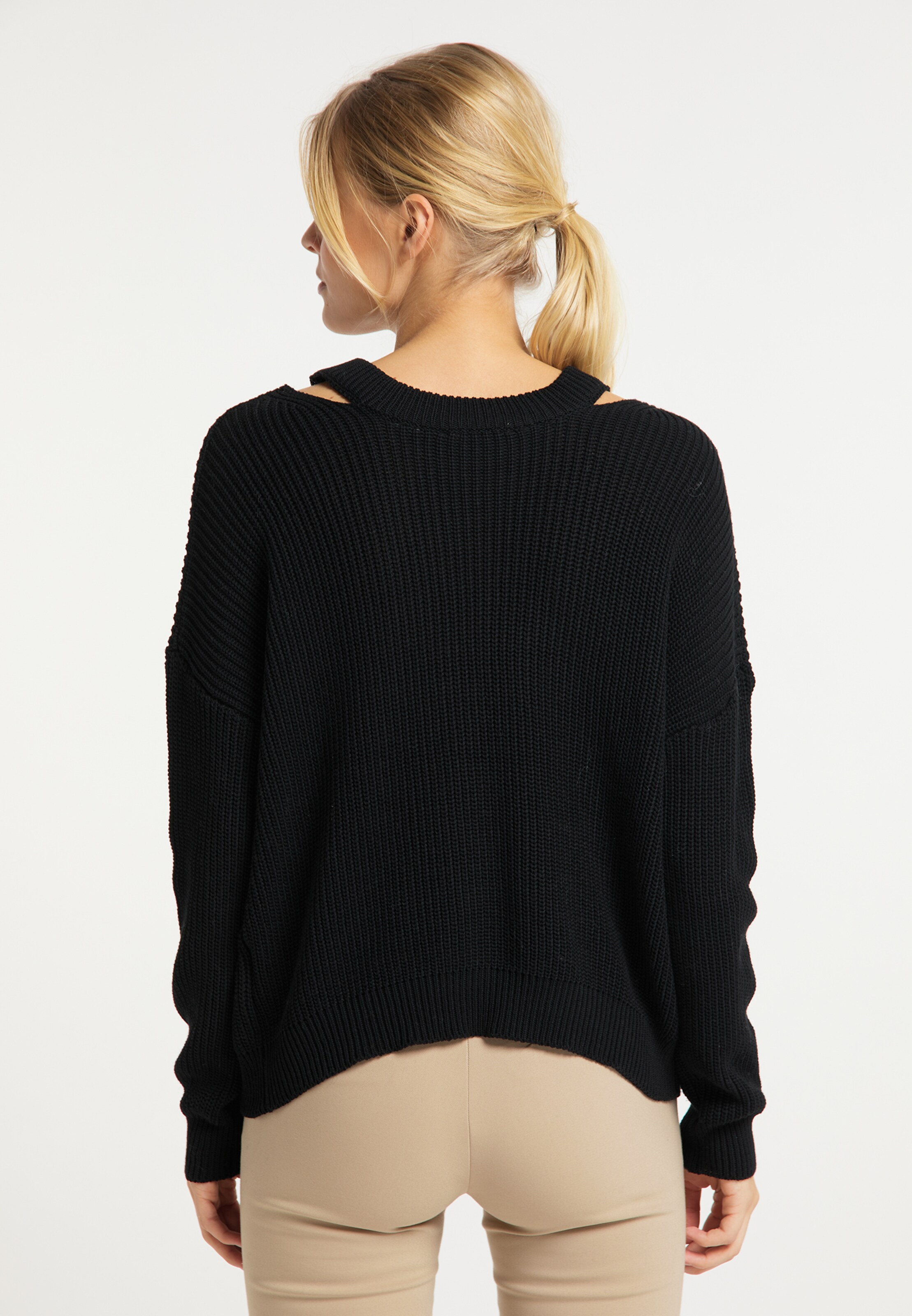 Frauen Pullover & Strick usha WHITE LABEL Pullover in Schwarz - SB09743 Frauen Pullover & Strick usha WHITE LABEL Pullover in Schwarz - SB09743