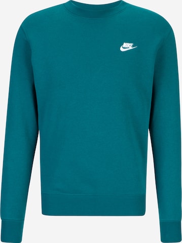 Nike Sportswear Klasický střih Mikina – modrá: přední strana