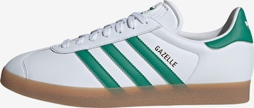 ADIDAS ORIGINALS Platform trainers ' Gazelle ' in White: front