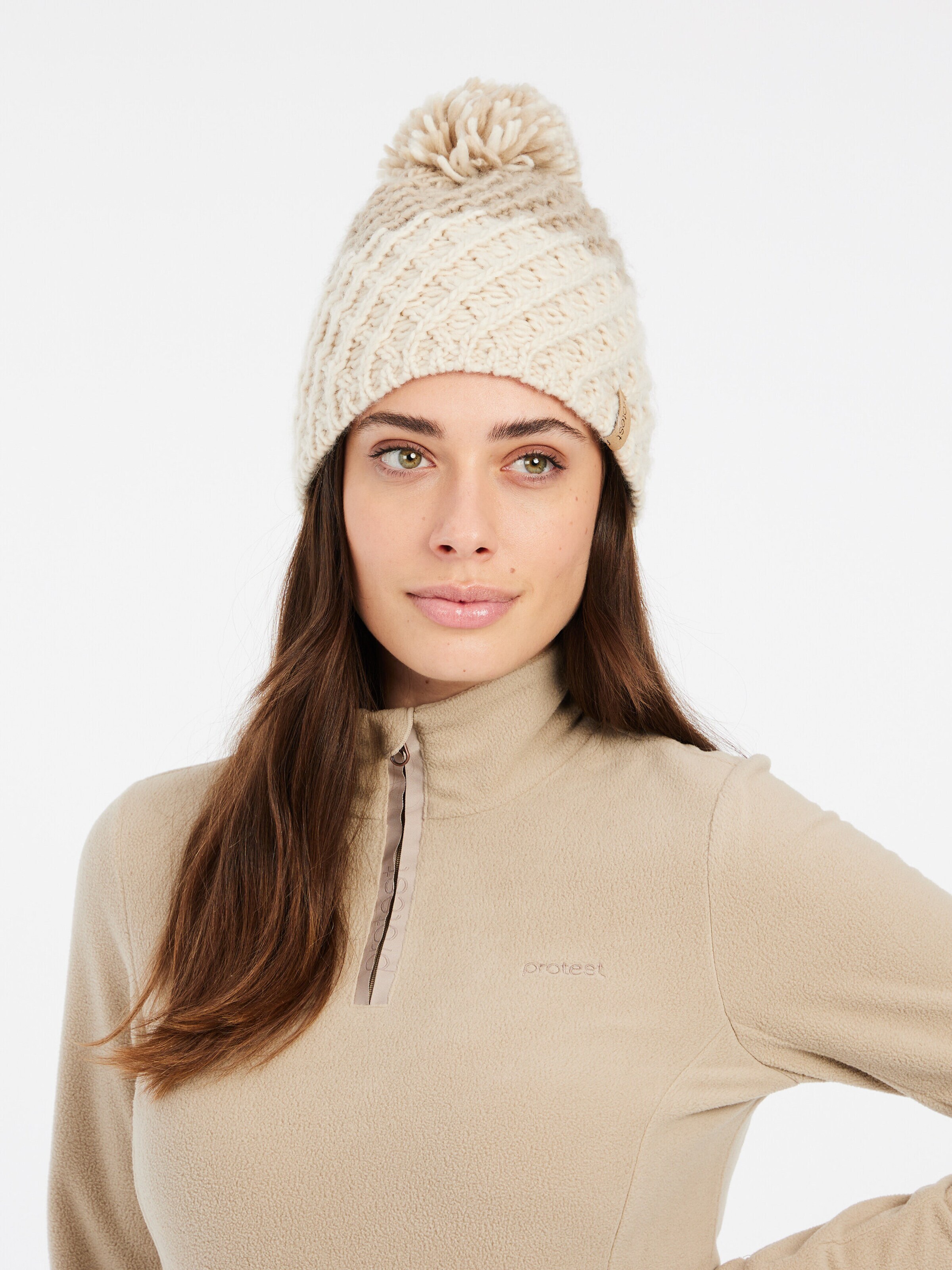 PROTEST Athletic Sweatshirt 'MUTEZ' in Brown