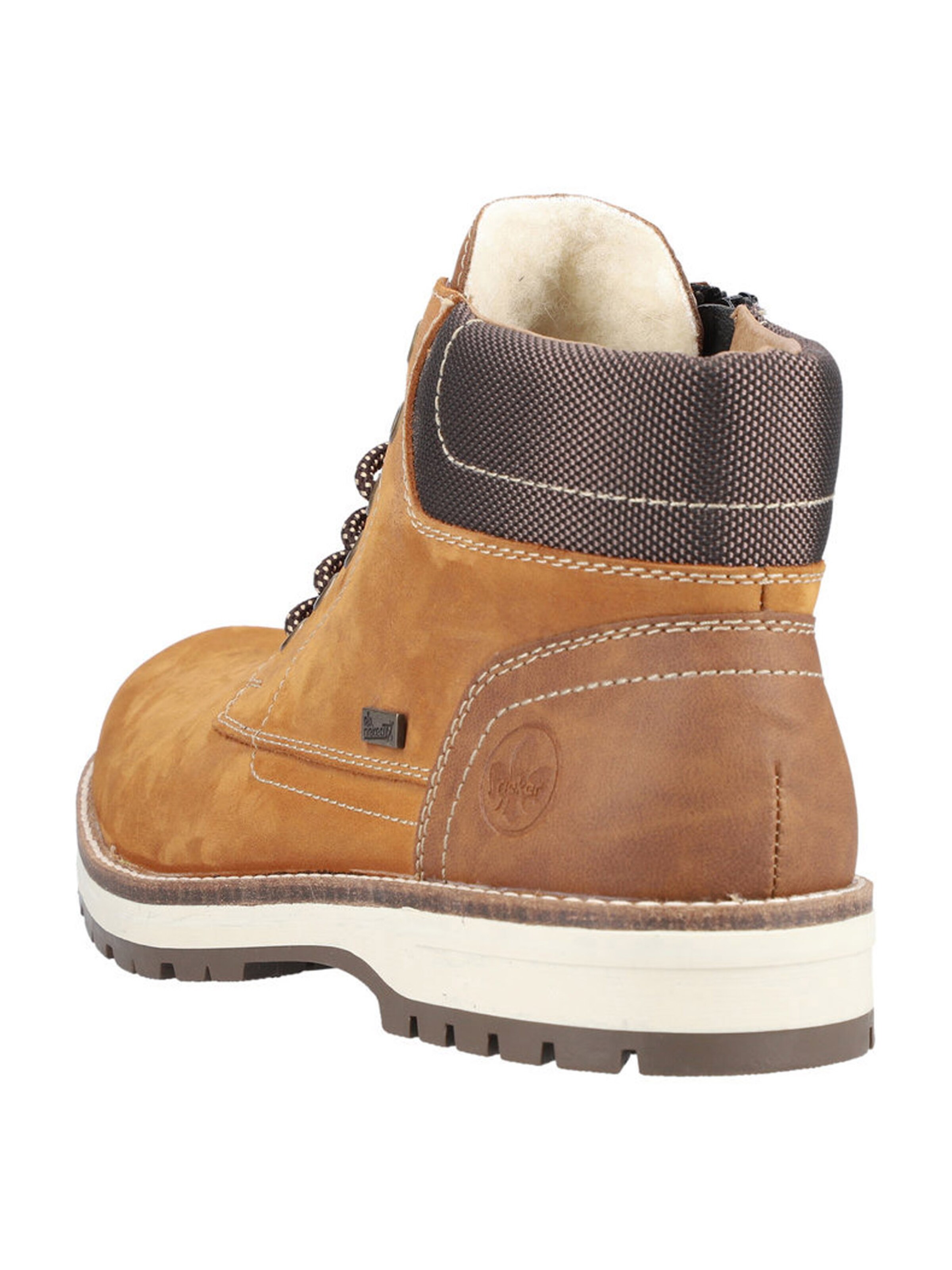 ruda Rieker Auliniai batai su raišteliais