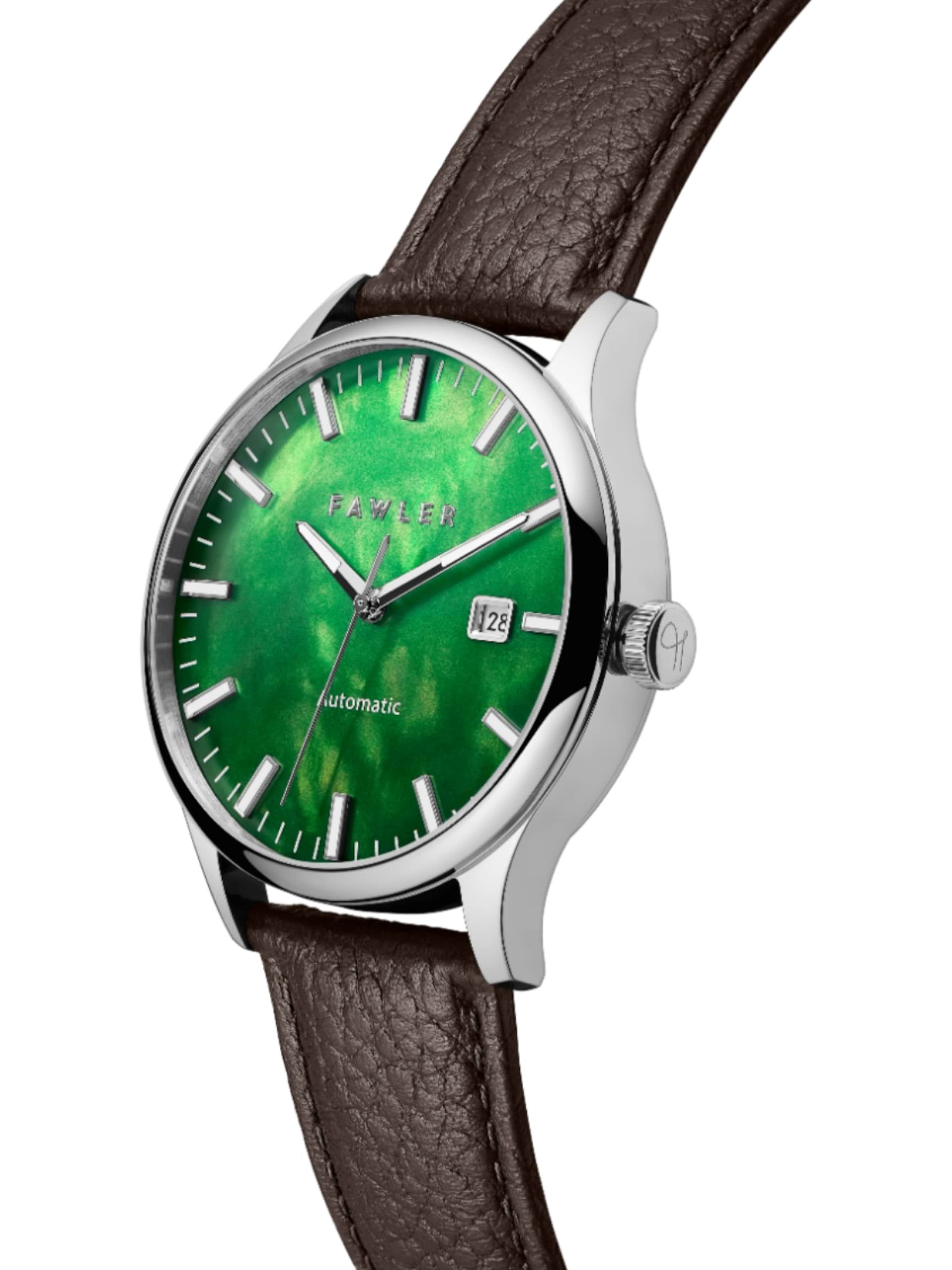 Fawler Analog watch 'Timon' in Green