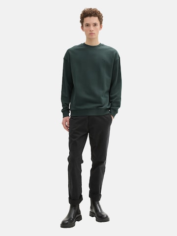 TOM TAILOR DENIM Sweatshirt in Groen