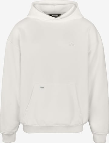 Squeqo Sweatshirt 'Cotton 590 GSM' in White: front