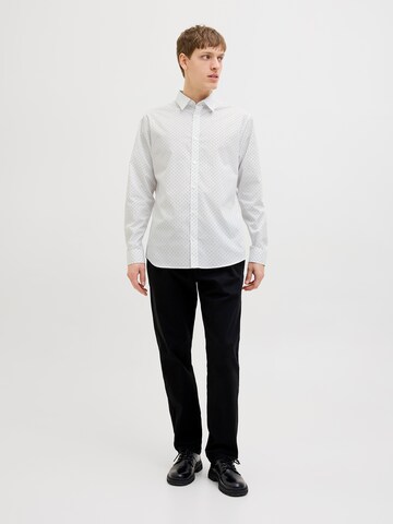 JJ Rebel Regular fit Πουκάμισο 'JREBGAVIN' σε λευκό