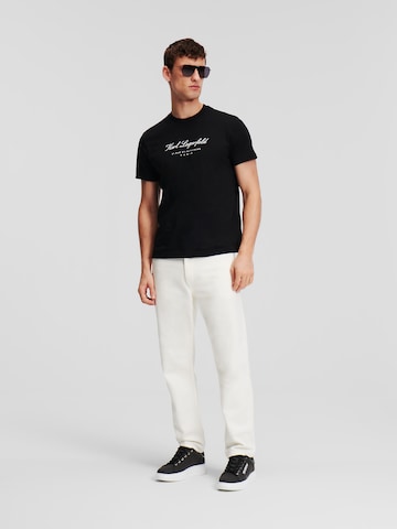 Karl Lagerfeld Avsmalnet Jeans i hvit