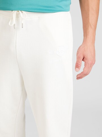 Effilé Pantalon GANT en blanc