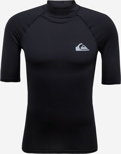QUIKSILVER T-Shirt fonctionnel 'Everyday' en gris clair / noir, Vue avec produit