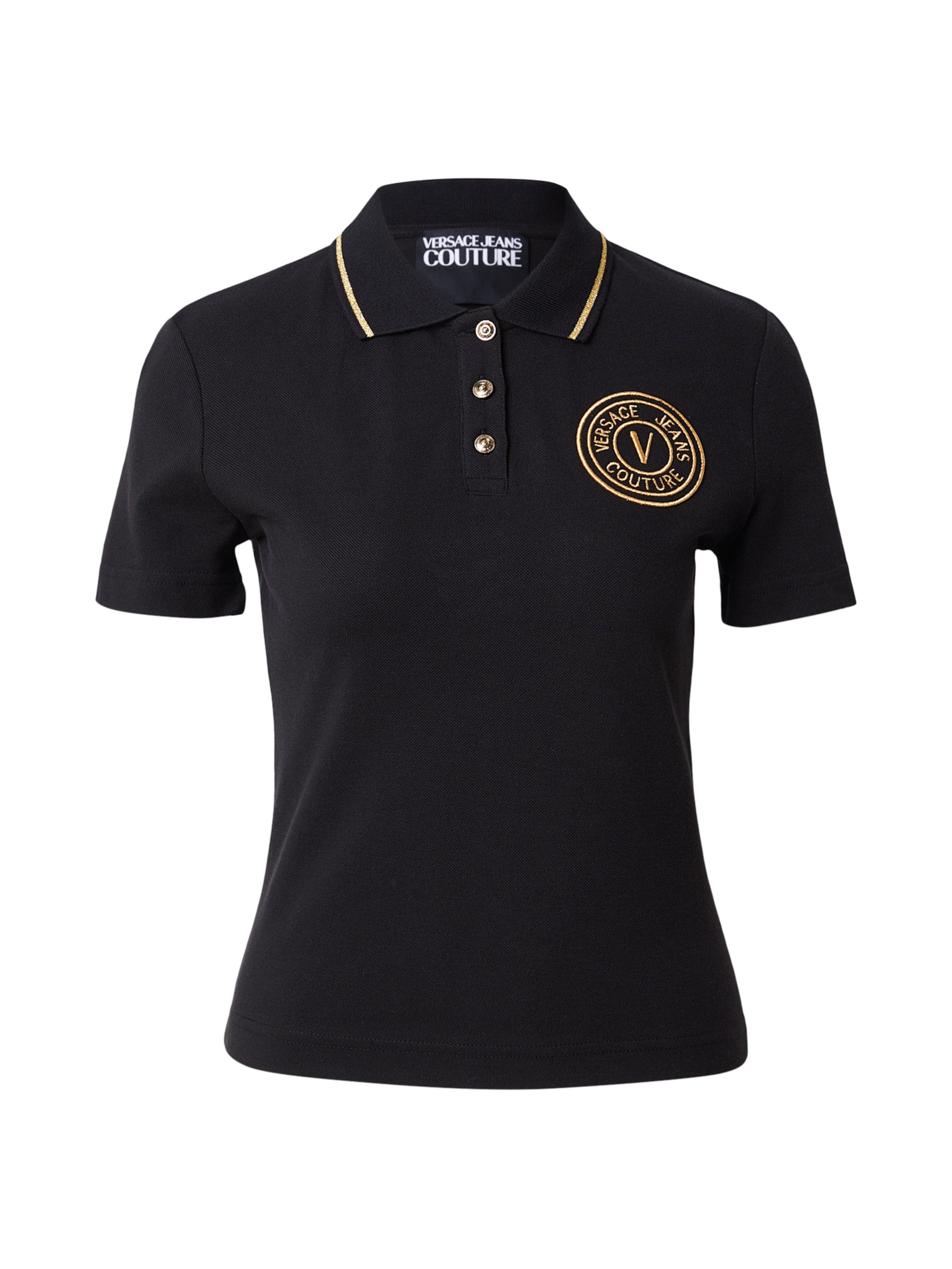 T-shirt '80HAGT02' Versace Jeans Couture en noir : devant