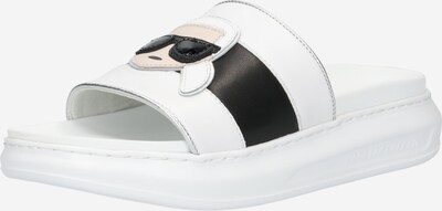 Karl Lagerfeld Pantofle 'KAPRI' - starorůžová / černá / bílá, Produkt