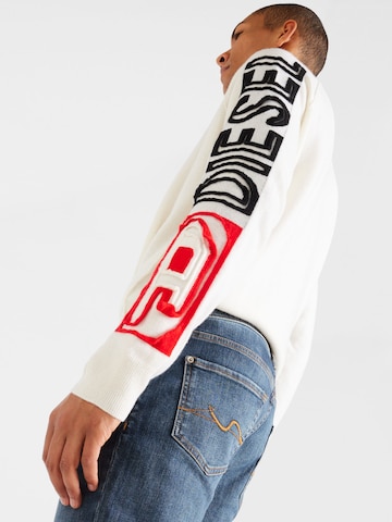 DIESEL Sweater 'SARIA' in White