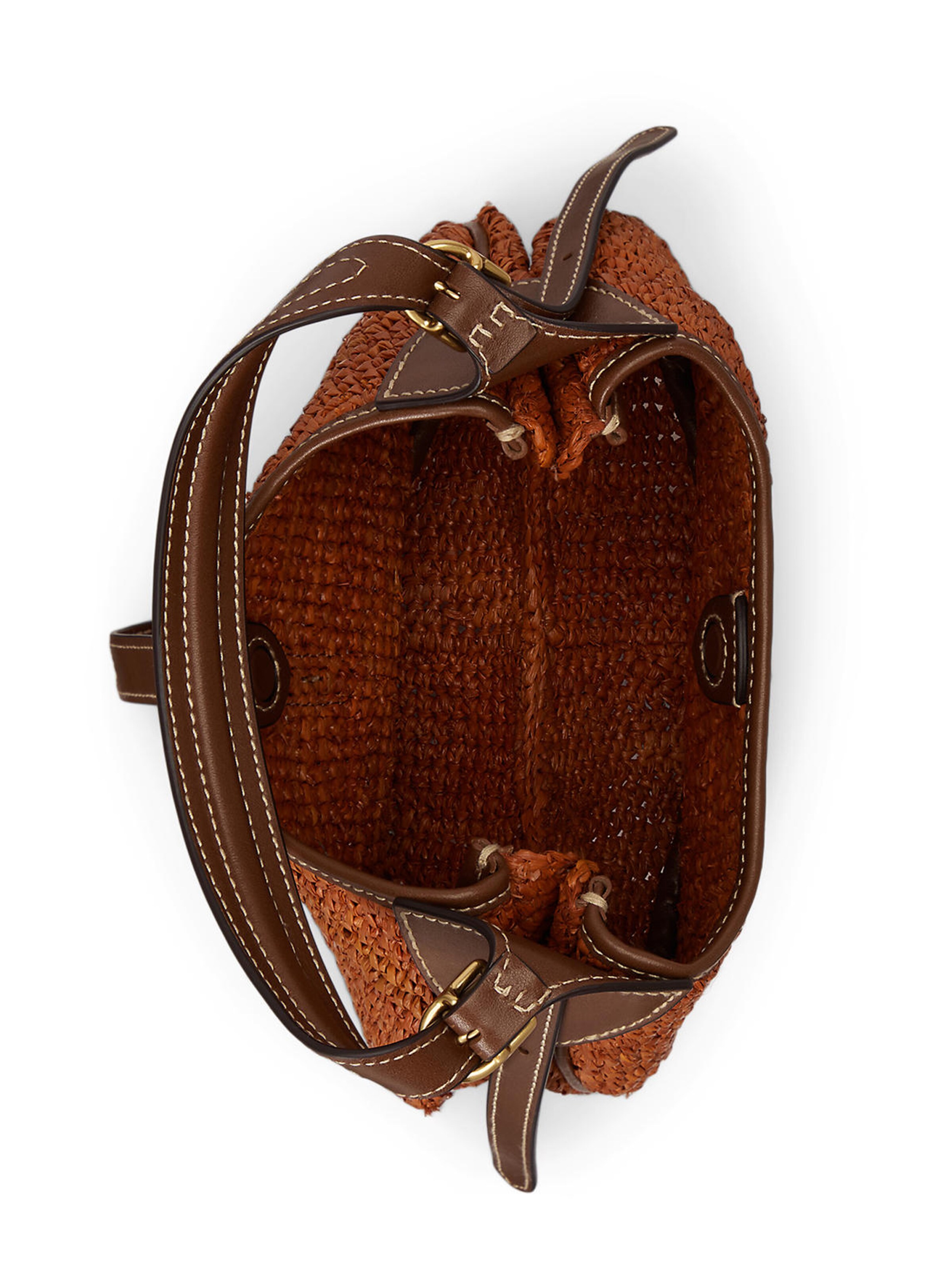 Sac bandoulière Polo Ralph Lauren en marron