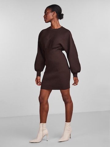 Y.A.S Knitted dress 'Hally' in Brown