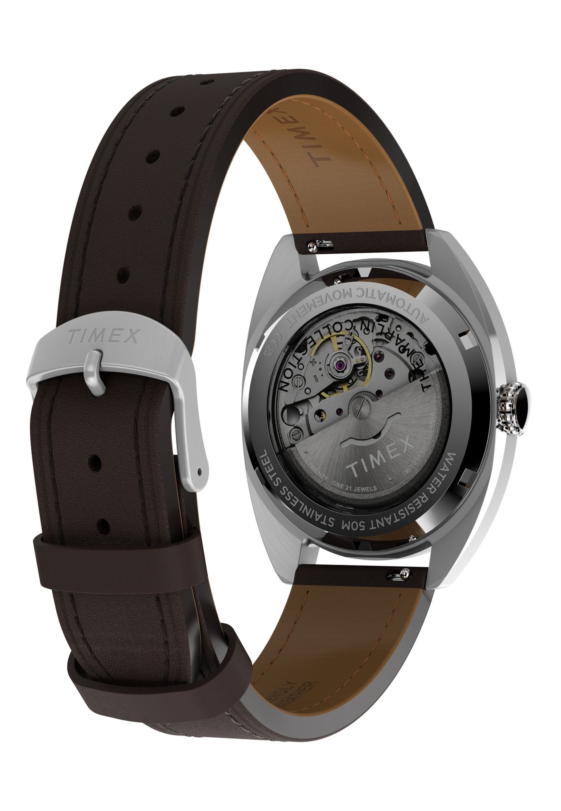 TIMEX Analog watch 'Marlin Draper' in Brown
