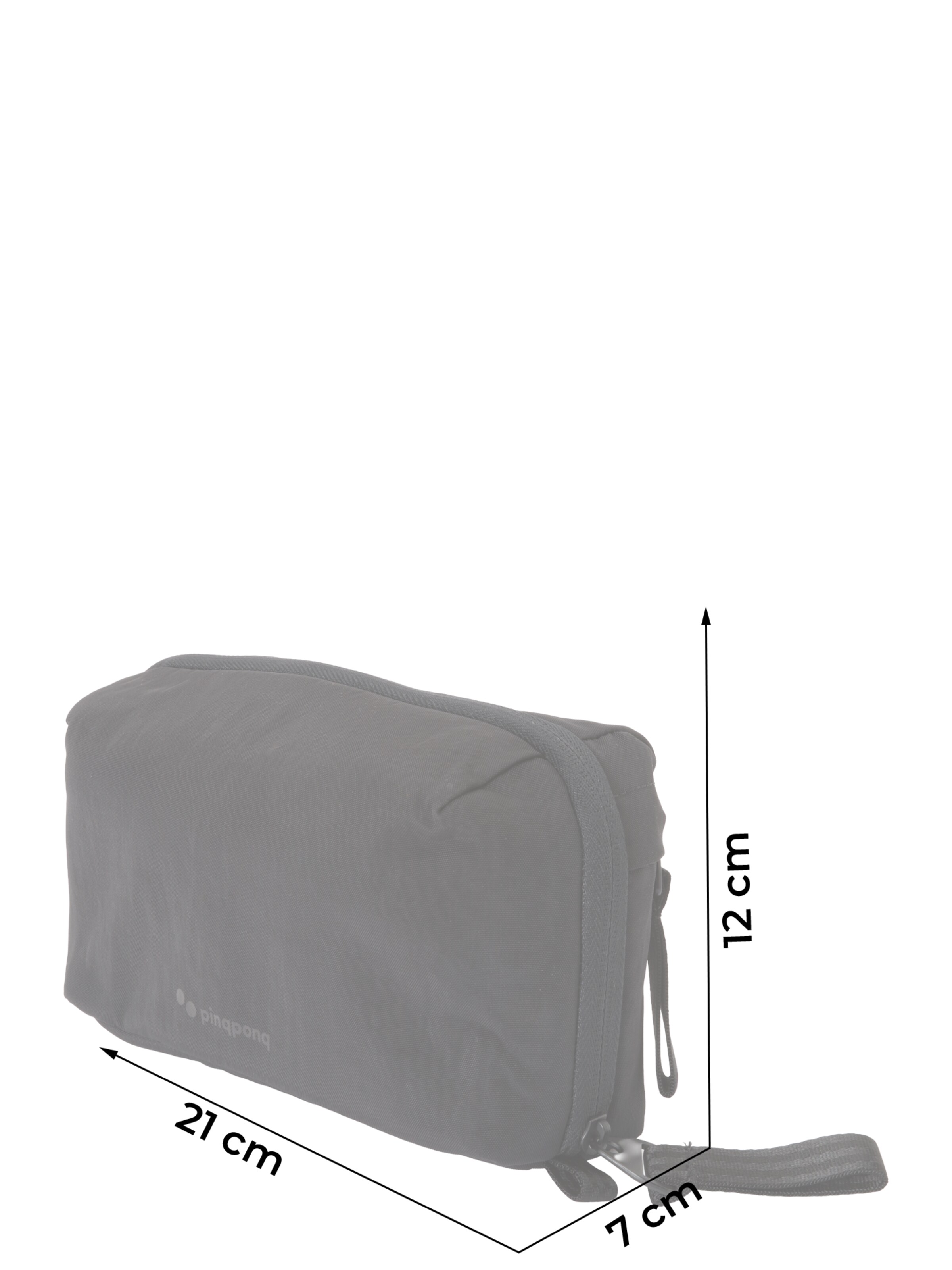 pinqponq Toaletná taška - Čierna