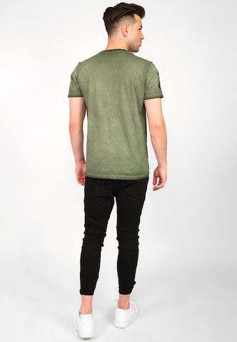 TOP GUN Shirt '20213001 ' ' in Green