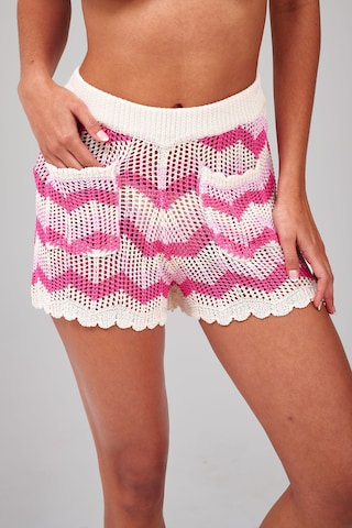 South Beach Regular Broek in Roze: voorkant