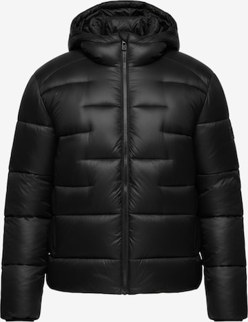 Veste d’hiver Ombre en noir : devant