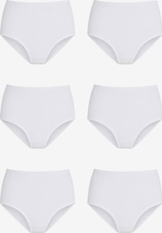 Slip 'COTTONBASICS' fashionshowcase en blanc : devant