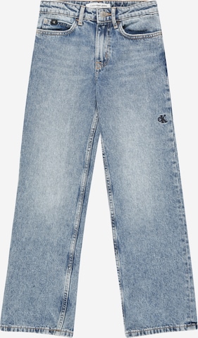 Calvin Klein Jeans Wide leg Jeans in Blue: front