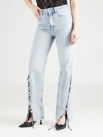 KARL LAGERFELD JEANS Regular Jeans in Blauw: voorkant