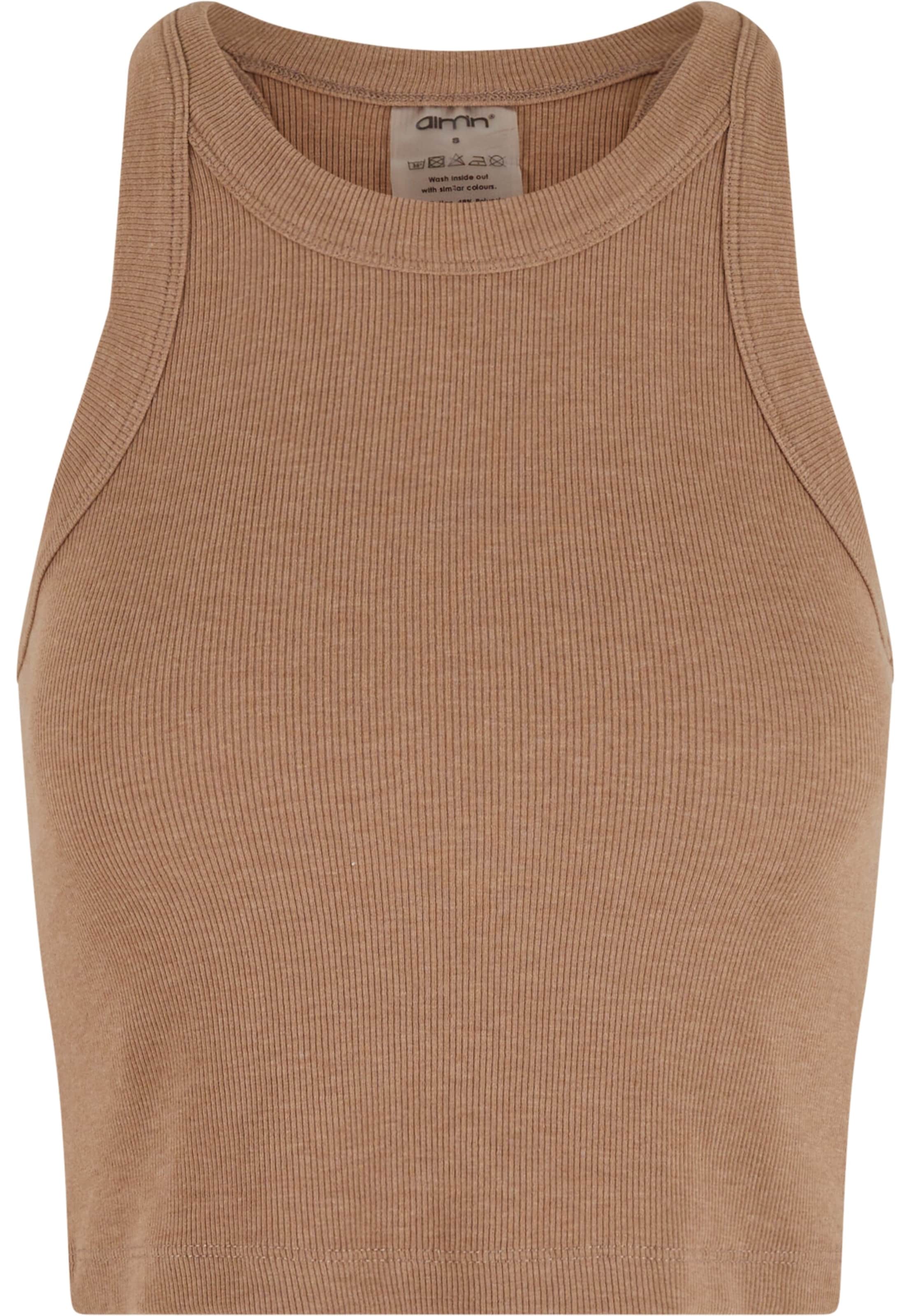 Aim'n Спортен топ в кафяво: отпред