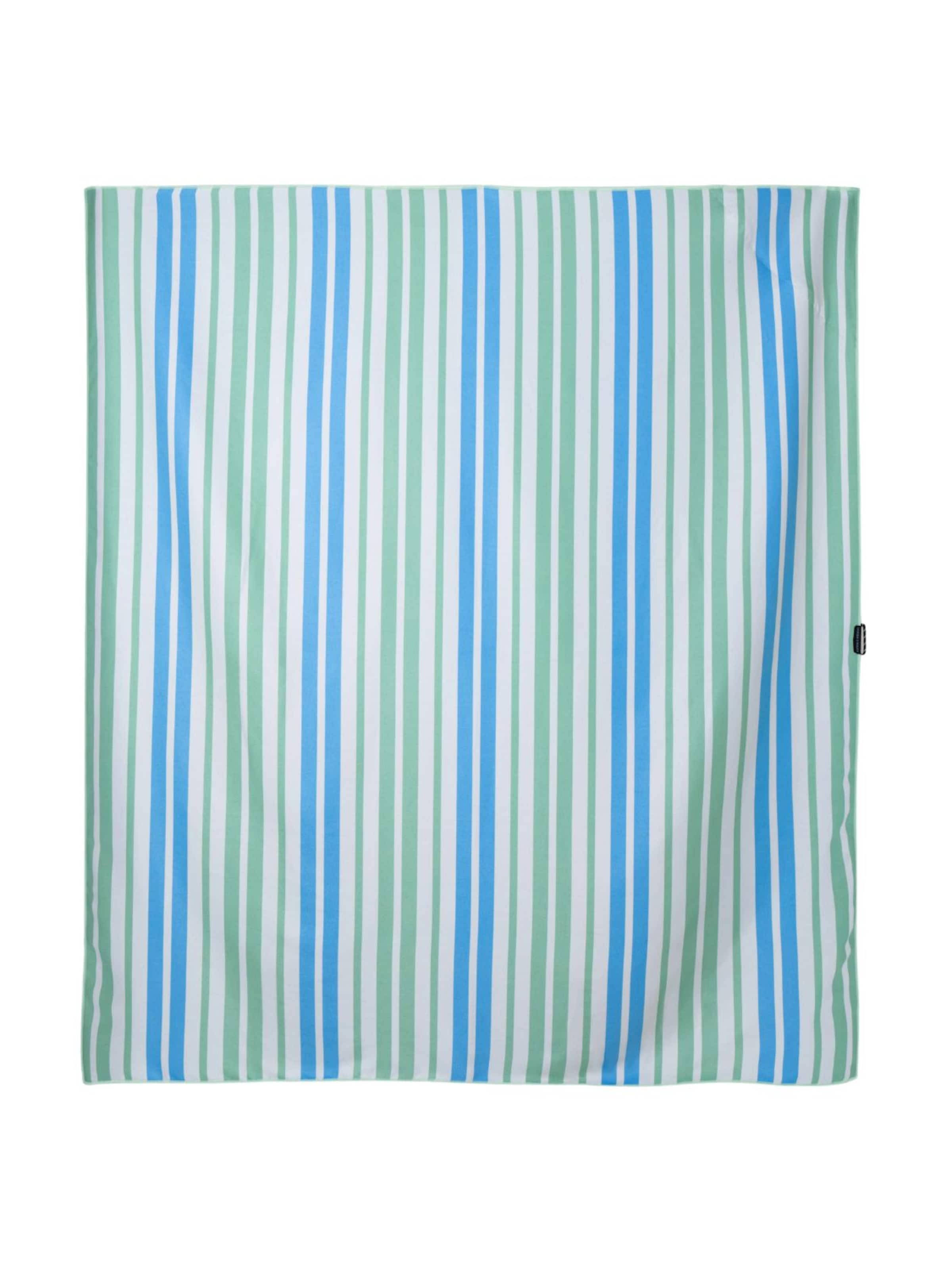 woodsandwaves Strandlaken 'Seaside' in Blauw: voorkant