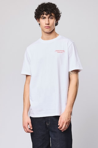 Weekend Offender Shirt 'Social Club' in White: front