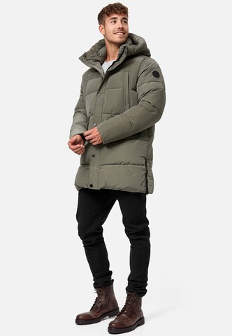 INDICODE JEANS Winterparka 'Kasper' in Groen