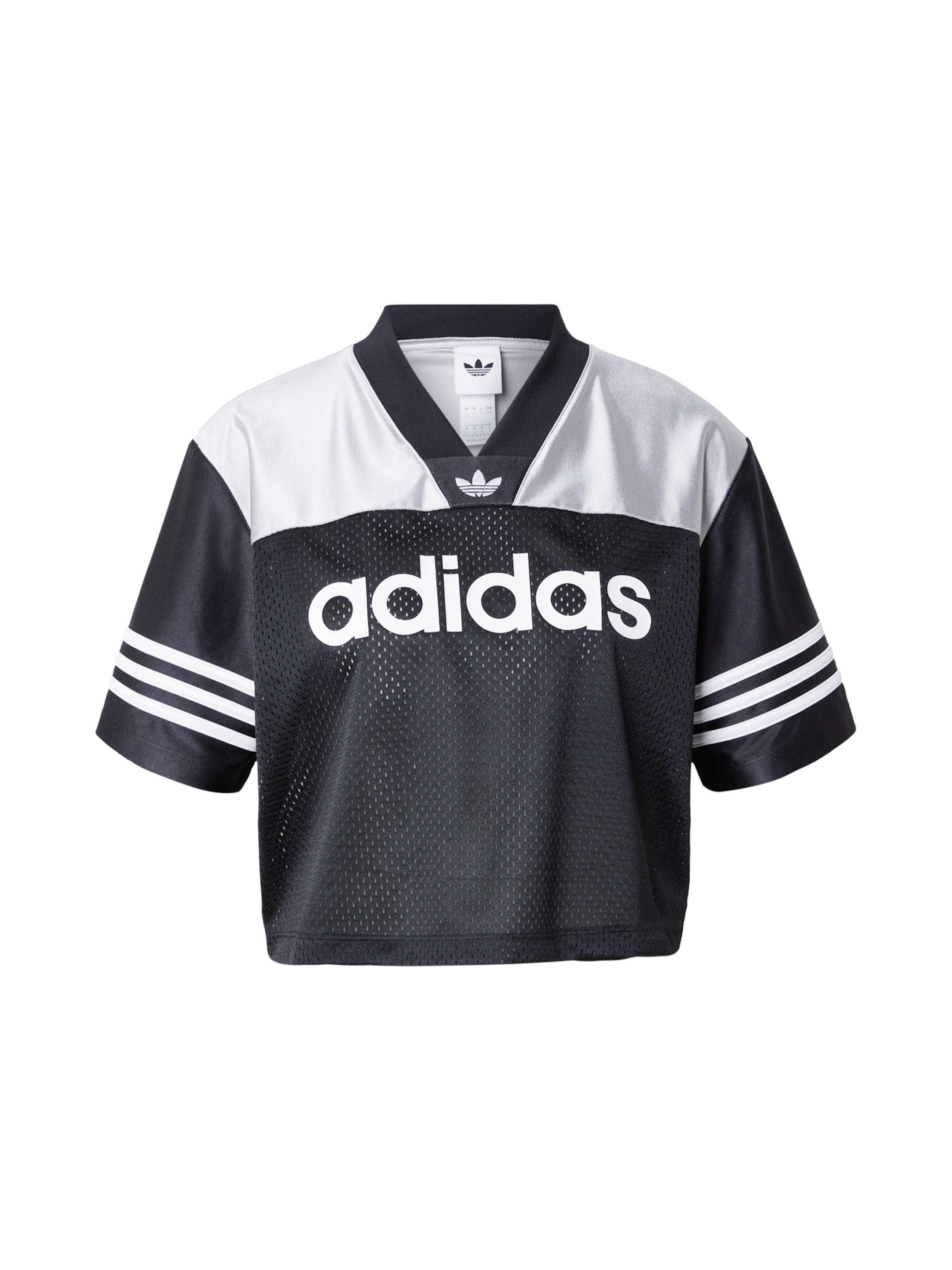 melns ADIDAS ORIGINALS T-Krekls: no priekšpuses