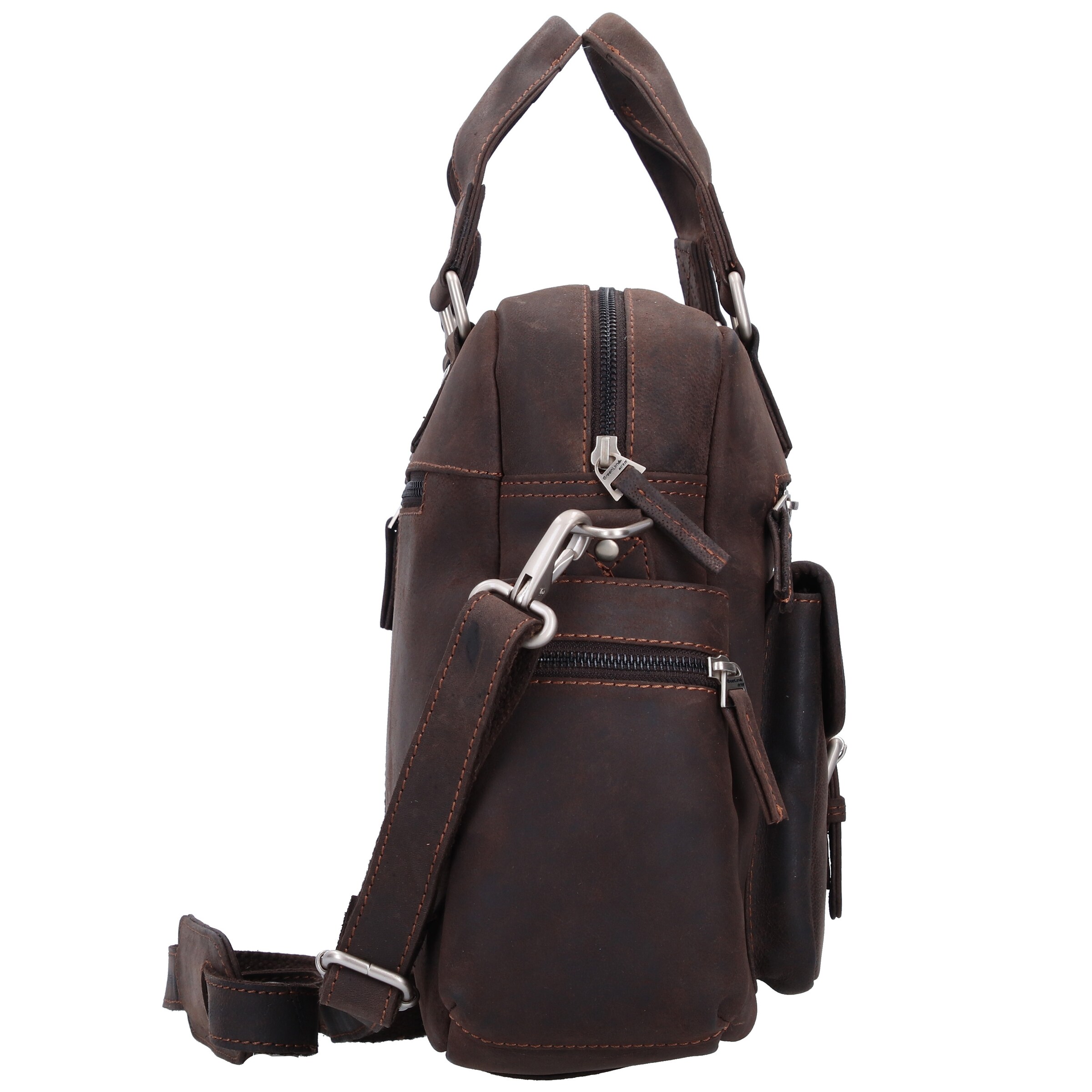 Greenland Nature Document bag in Brown