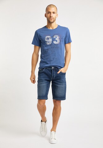 BRUNO BANANI T-Shirt 'Smith' in Blau