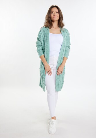 Cardigan usha WHITE LABEL en vert