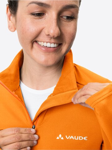 VAUDE Sports sweater ' Livigno II ' in Orange
