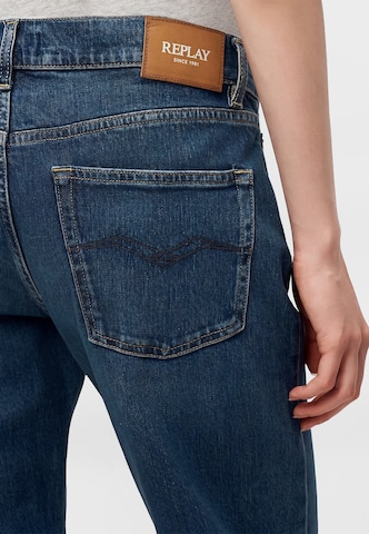 REPLAY Bootcut Džíny 'NEWLUZ' – modrá