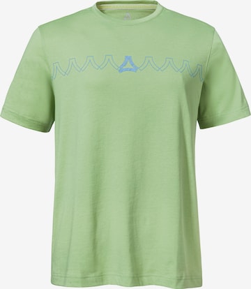 T-shirt fonctionnel 'Elmori' Schöffel en vert : devant
