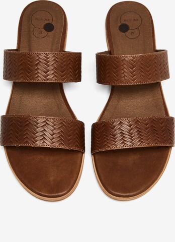 NINE TO FIVE Mules 'Adria' in Brown