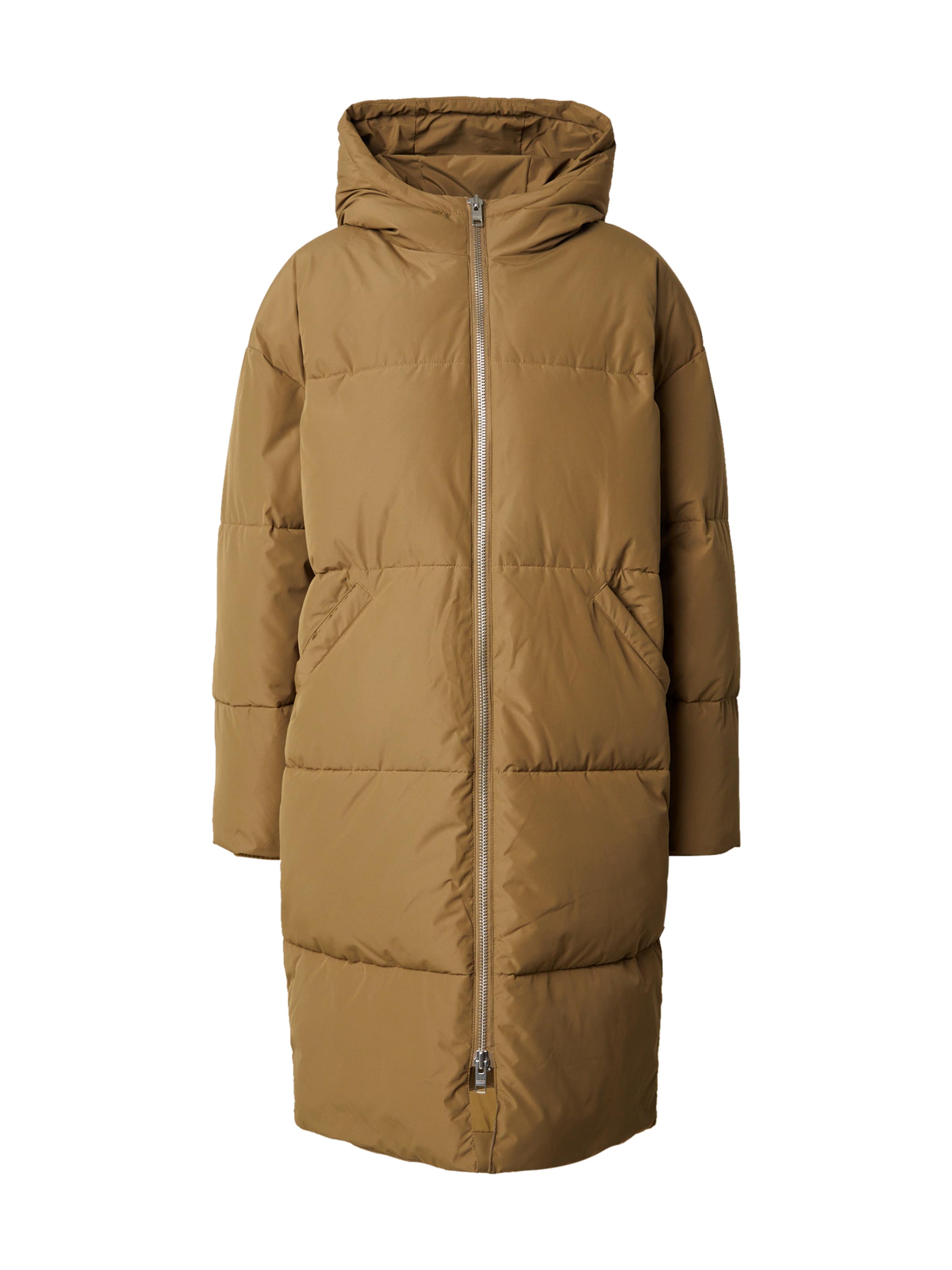 Embassy of Bricks and Logs Wide Leg Mantel 'Elphin' in Grün: Vorderseite