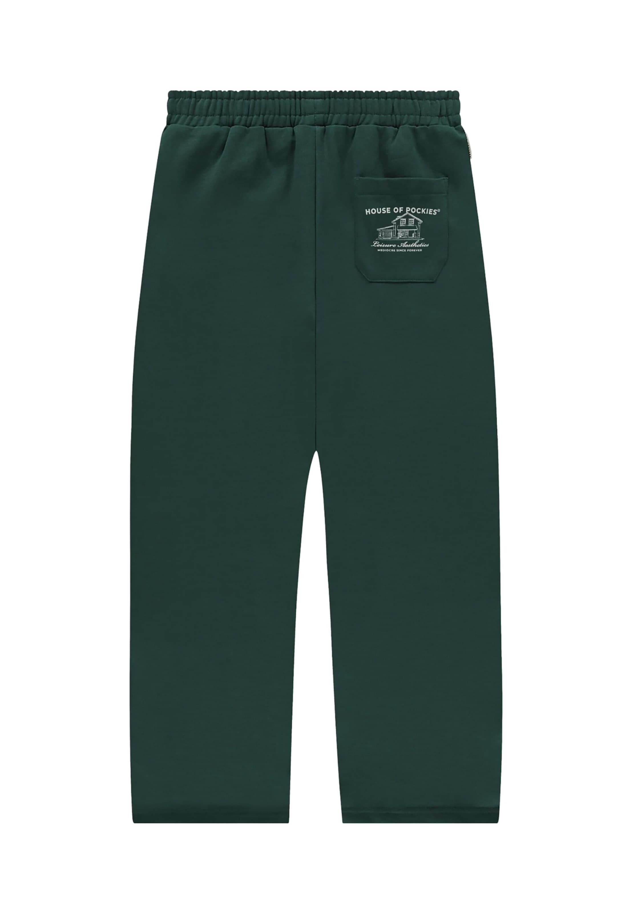 Pockies Loosefit Nadrág 'H.O.P.' - zöld