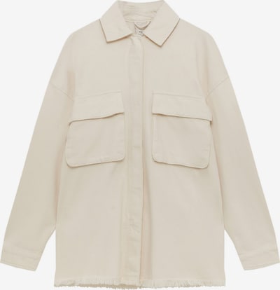 Pull&Bear Prehodna jakna | ecru barva, Prikaz izdelka