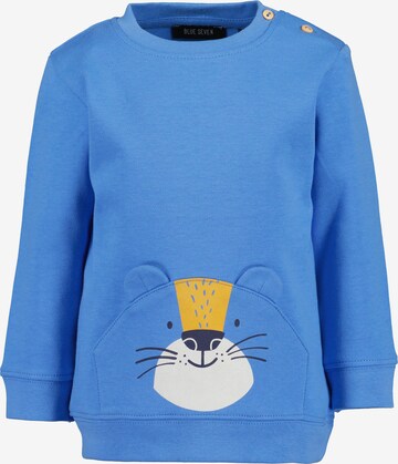 BLUE SEVEN Sweatshirt i blå: framsida