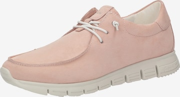 Chaussure à lacets SIOUX en rose : devant